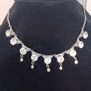 Vintage Art Deco Rhinestone Necklace